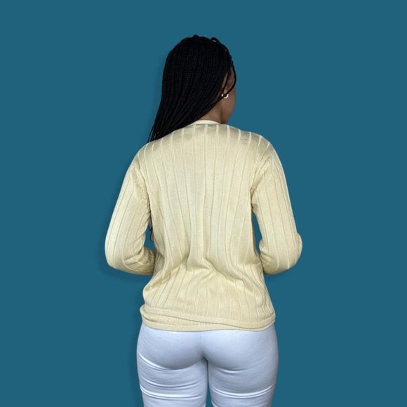 Silk Knit Cardigan Sweater Set - Picture 4 of 4